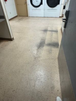 Before & After Floor Stripping and Waxing in Bellevue, NE (1)